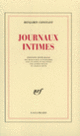 Couverture Journaux intimes (Benjamin Constant)