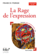Couverture La Rage de l'expression - Bac 2024 (Francis Ponge)