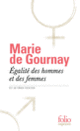 Couverture Égalité des hommes et des femmes et autres textes (Marie de Gournay)