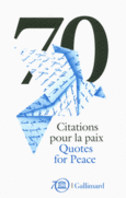 Couverture 70 Citations pour la paix/70 Quotes for Peace ()