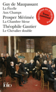 Couverture Le Chevalier double – La Ficelle - Aux Champs – La Chambre bleue (,Guy de Maupassant,Prosper Mérimée)