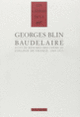 Couverture Baudelaire/Résumés des cours au Collège de France, 1965-1977 (Georges Blin)