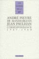 Couverture Correspondance (Jean Paulhan,André Pieyre de Mandiargues)